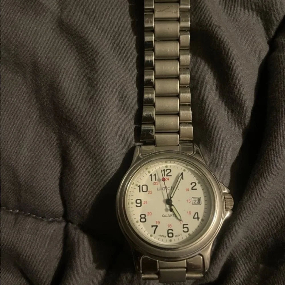 EZC78654W ADVANCE Watch-It Quartz Dial Stainless Luminous Hands